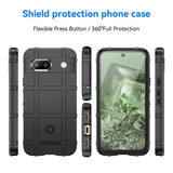 Google Pixel 8a Rugged Shield Series Craftsman Bakdeksel – Svart