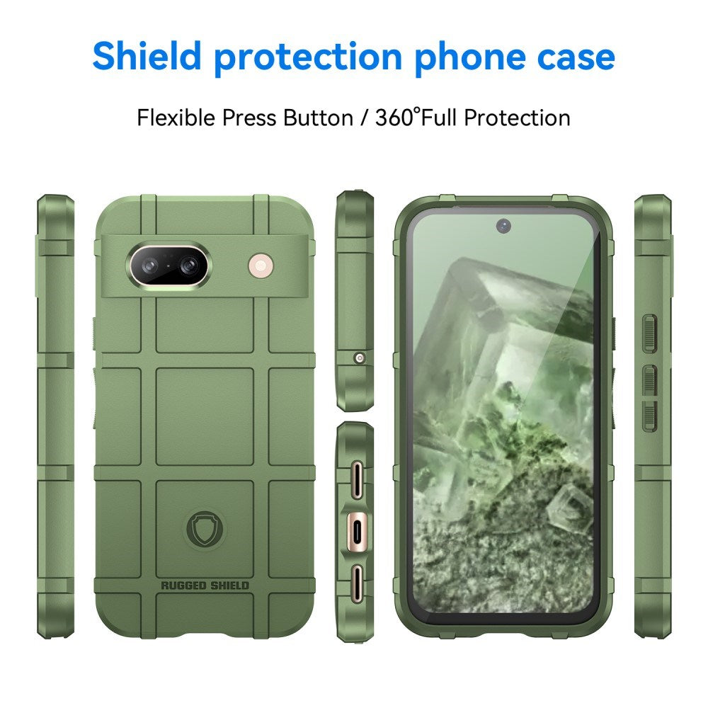 Google Pixel 8a Rugged Shield Series Craftsman Bakdeksel – Grønn
