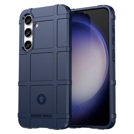 Samsung Galaxy S24 Rugged Shield Series Craftsman Bakdeksel - Blå