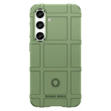Samsung Galaxy S24 Rugged Shield Series Craftsman Bakdeksel - Grønn