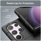 Samsung Galaxy S24 Ultra Rugged Shield Series Craftsman Bakdeksel - Svart