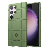 Samsung Galaxy S24 Ultra Rugged Shield Series Craftsman Bakdeksel - Grønn
