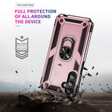 Samsung Galaxy A15 (5G) / A15 Hybrid Craftsman Bakdeksel m. Magnetisk stativ - Rose gull