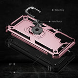 Samsung Galaxy A15 (5G) / A15 Hybrid Craftsman Bakdeksel m. Magnetisk stativ - Rose gull