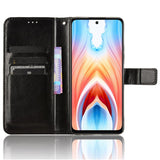 EIDERWOOD OnePlus Nord N30 SE (5G) / Oppo A79 (5G) Leather Flip Cover m. Lommebok og stativfunksjon - svart