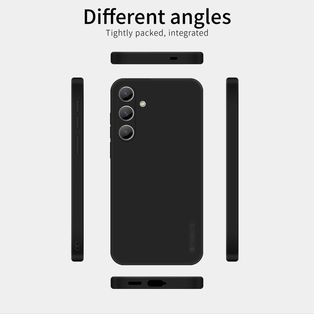 Samsung Galaxy S24+ (Plus) Pinwuyo Silikon Bakdeksel - Blå