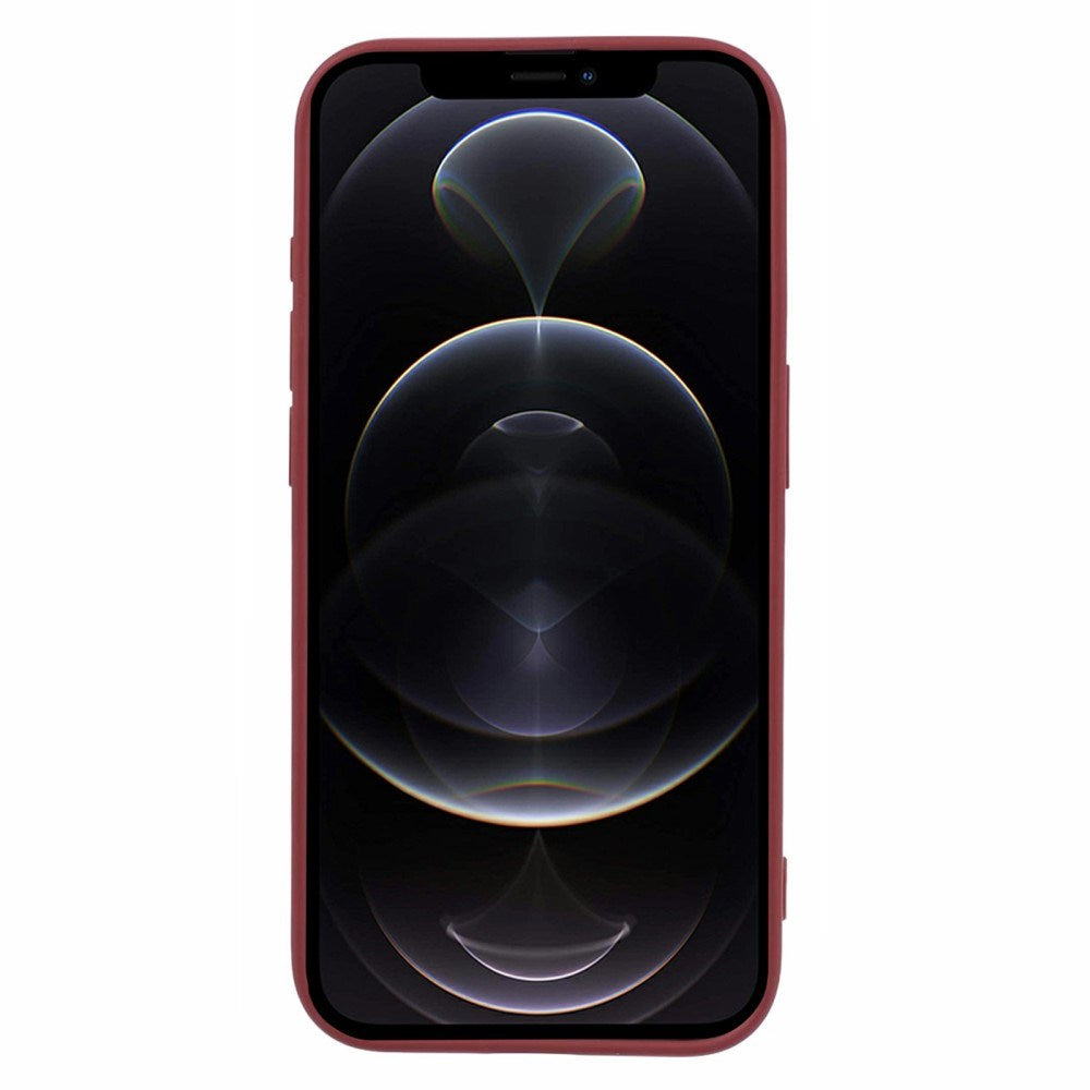 EIDERWOOD iPhone 12 Pro Max Fleksibelt Plastik Bagside Cover - Rød