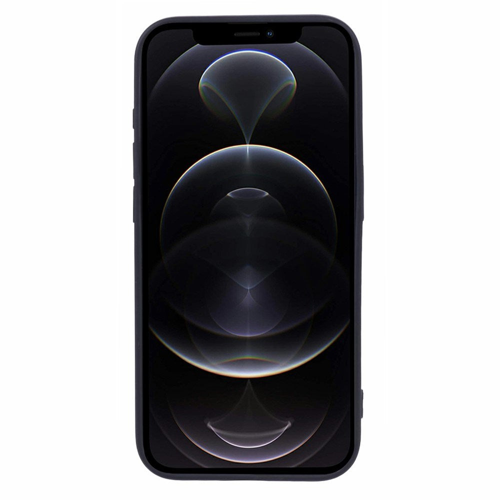 EIDERWOOD iPhone 12 Pro Max Fleksibelt Plastik Bagside Cover - Sort