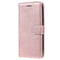 Xiaomi Poco C65 / Redmi 13C Leather Flip Cover m. Lommebok og stropp - Rose gull