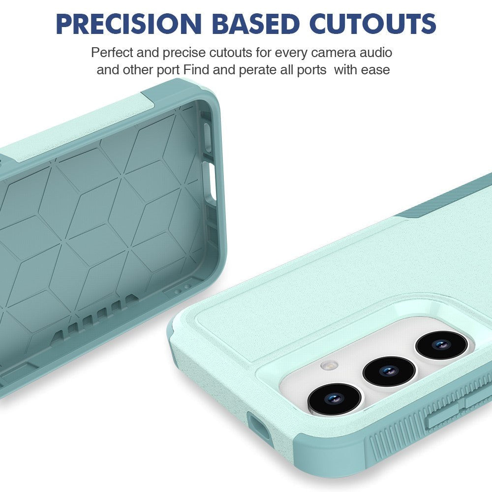 Samsung Galaxy S24 Hybrid Craftsman Plastic Bakdeksel - Mintgrønn
