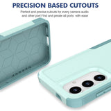 Samsung Galaxy S24 Hybrid Craftsman Plastic Bakdeksel - Mintgrønn