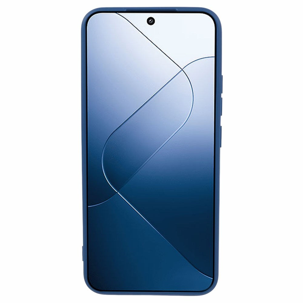 EIDERWOOD Xiaomi 14 Fleksibel TPU plastbakdeksel - blå