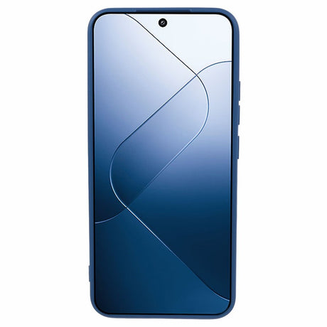 EIDERWOOD Xiaomi 14 Fleksibel TPU plastbakdeksel - blå