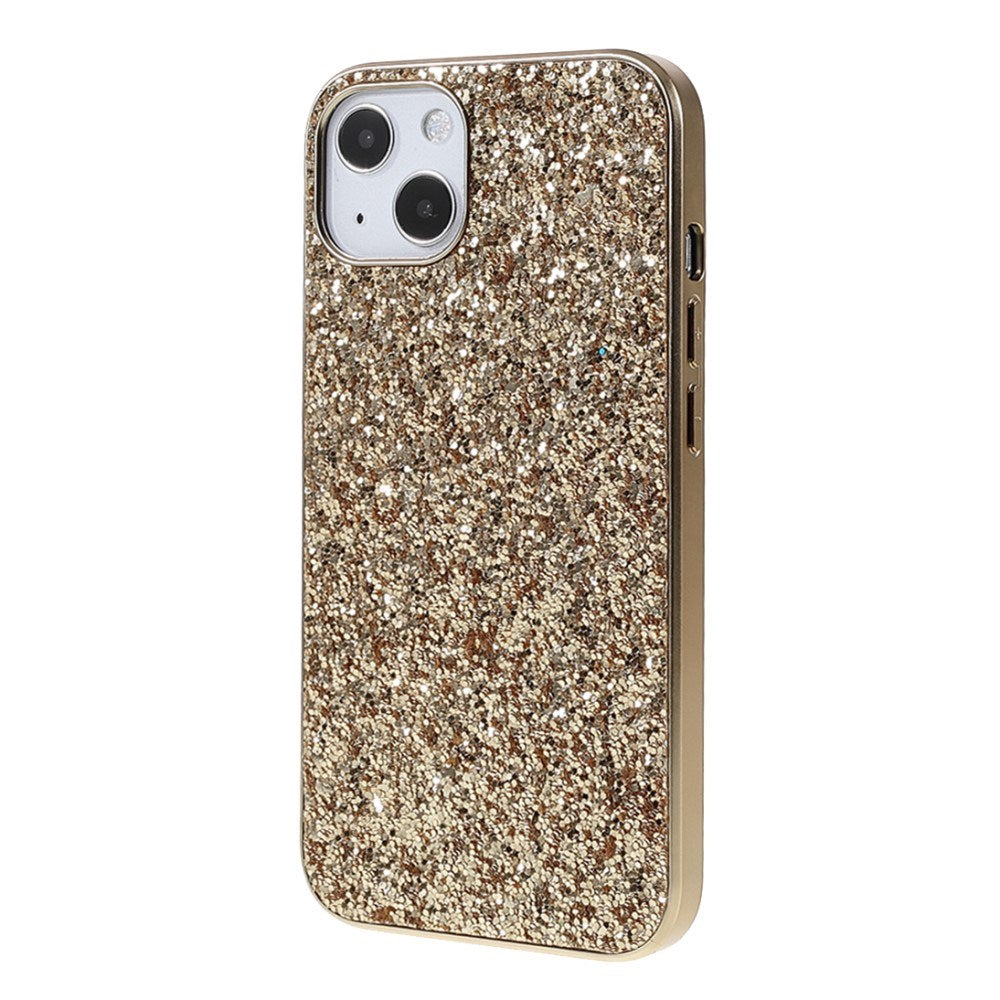EIDERWOOD iPhone 14 Glitter Hybrid Bakdeksel - Gull