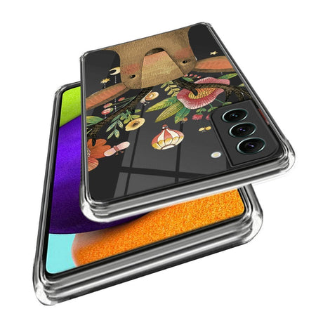 Samsung Galaxy S24, gjennomsiktig plastdeksel m. Motiv - Hjort