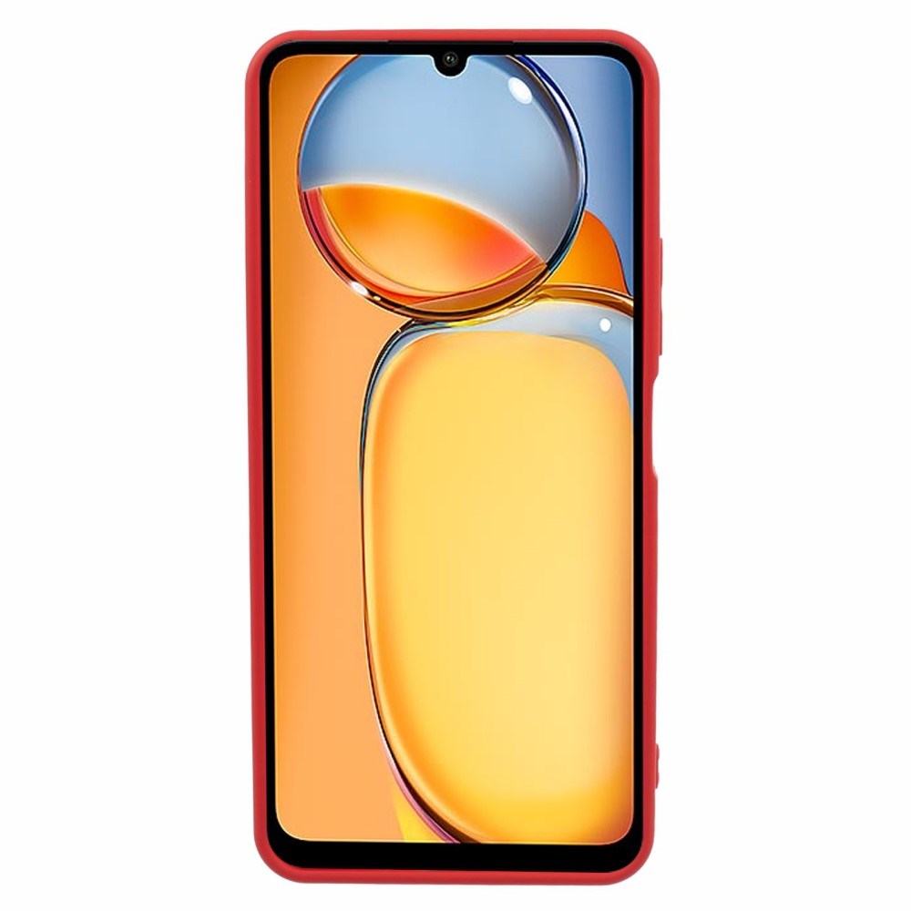 EIDERWOOD Xiaomi Poco C65 / Redmi 13C fleksibelt plastbakdeksel - rød