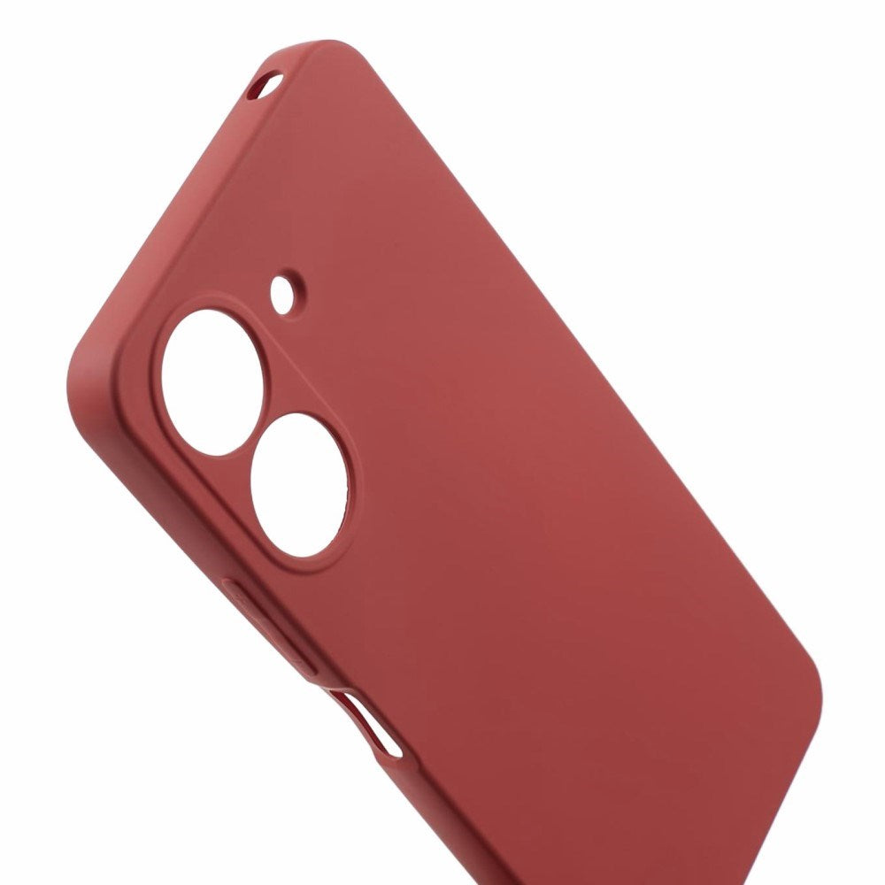 EIDERWOOD Xiaomi Poco C65 / Redmi 13C fleksibelt plastbakdeksel - Rustrød