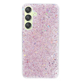 Samsung Galaxy S24 Glitter Bakdeksel - Rosa