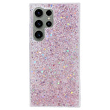 Samsung Galaxy S24 Ultra Glitter Bakdeksel - Rosa