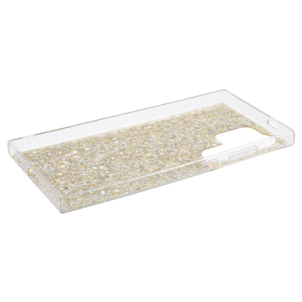 Samsung Galaxy S24 Ultra Glitter Bakdeksel - Gull