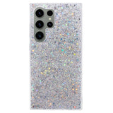 Samsung Galaxy S24 Ultra Glitter Bakdeksel - Sølv