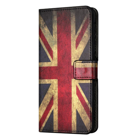 Samsung Galaxy A55 (5G) Flip-deksel i kunstskinn m. Veske og stående funksjon - Union Jack