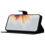 EIDERWOOD Motorola Moto G84 Leather Flip Cover m. Lommebok og stropp - Glitter - Svart