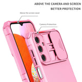 Samsung Galaxy A15 (5G) / A15 Craftsman Bakdeksel m. Kickstand &amp; Cam Slider - Rosa