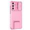 Samsung Galaxy A15 (5G) / A15 Craftsman Bakdeksel m. Kickstand &amp; Cam Slider - Rosa