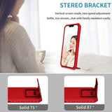 Samsung Galaxy A15 (5G) / A15 Craftsman Bakdeksel m. Kickstand &amp; Cam Slider - Rød