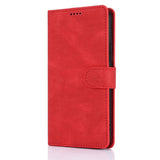 Samsung Galaxy A55 (5G) Læder Flip Cover m. Pung og Strop - Rød
