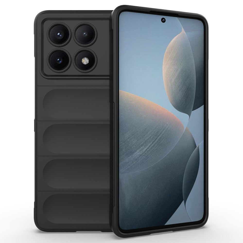 EIDERWOOD Xiaomi Poco X6 Pro fleksibelt plastdeksel - svart