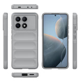 EIDERWOOD Xiaomi Poco X6 Pro fleksibelt plastbakdeksel - lysegrå