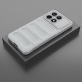 EIDERWOOD Xiaomi Poco X6 Pro fleksibelt plastbakdeksel - lysegrå