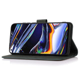 OnePlus 12 KHAZNEH Retro Leather Flip Cover m. Lommebok - Grønn