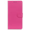 OnePlus 12 Litchi Leather Flip Cover m. Lommebok - Rosa