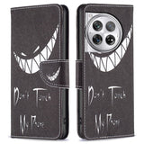 OnePlus 12-deksel m. Lommebok i skinn - Ikke rør telefonen min