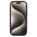 iPhone 15 Pro fleksibelt plastdeksel m. Wavy Look - Matt lilla