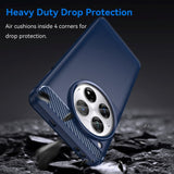 OnePlus 12 børstet karbon bakdeksel - blå