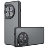 OnePlus 12 Hybrid Plastic Bakdeksel - Gjennomsiktig / Svart