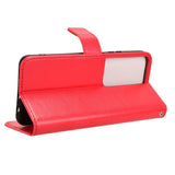 Honor X7b / 90 Smart - EIDERWOOD Faux Leather Flip Cover m. Stropp - Rød