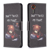 EIDERWOOD Samsung Galaxy Xcover 7 Flip Cover - 2 x Kortholder & Standerfunktion - "Don't Touch My Phone" Bjørn