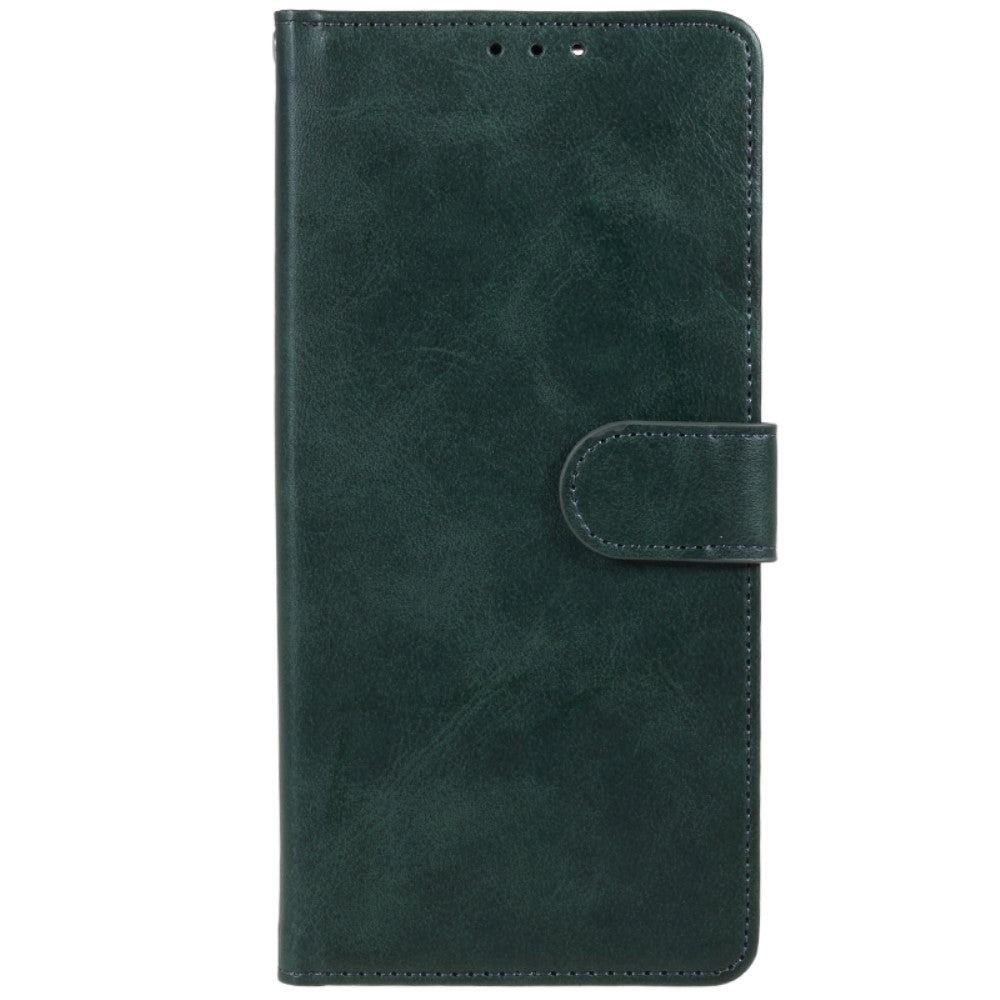 OnePlus 12R Leather Flip Cover m. Lommebok - Grønn