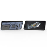 OnePlus 12 Craftsman Bakdeksel m. Magnetisk Kickstand &amp; Cam Slider - Blå