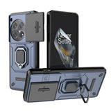 OnePlus 12 Craftsman Bakdeksel m. Magnetisk Kickstand &amp; Cam Slider - Blå