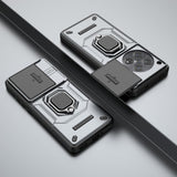 OnePlus 12 Craftsman Bakdeksel m. Magnetisk Kickstand &amp; Cam Slider - Grå