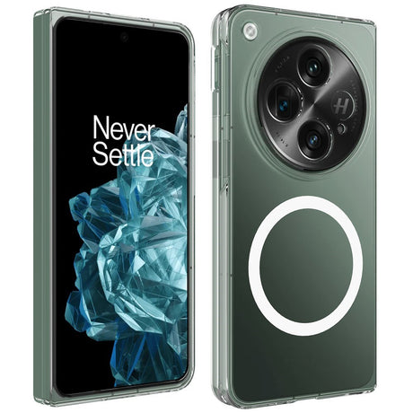 EIDERWOOD OnePlus Open Hårdt Plastik Bagside Cover - MagSafe Kompatibel - Gennemsigtig