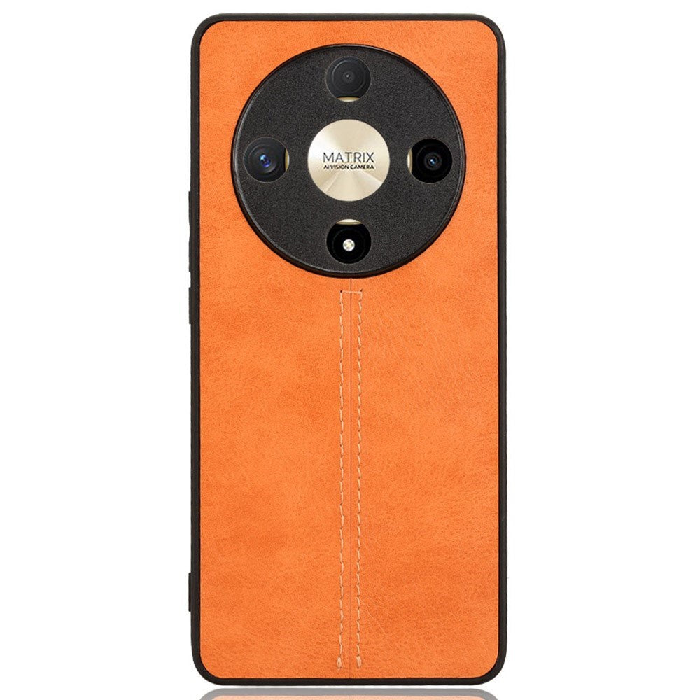 Honor Magic6 Lite (5G) - EIDERWOOD Kunstlæder Bagside Cover - Orange