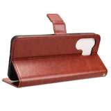 Xiaomi Redmi 13C (5G) - EIDERWOOD Kunstlæder Flip Cover m. Strop - Brun