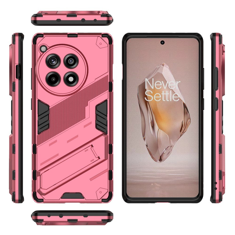 EIDERWOOD OnePlus 12R Hybrid Craftsman Bakdeksel m. Stativ - Rosa